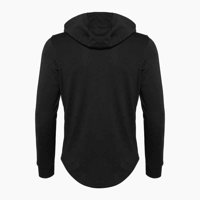 Bluză pentru bărbați Under Armour Rival Terry Graphic Hood black/castlerock 2