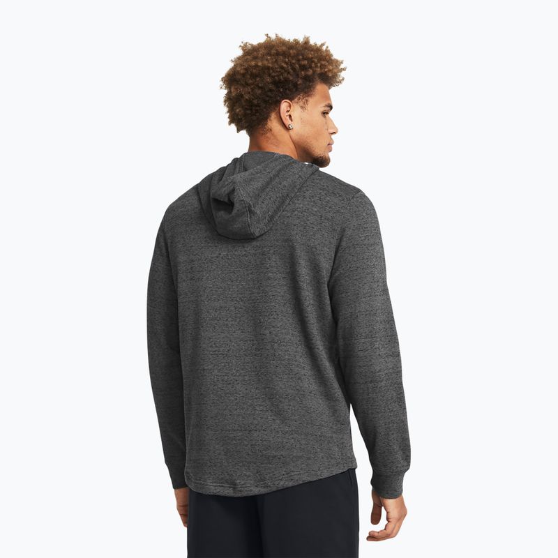 Bluză pentru bărbați Under Armour Rival Terry Graphic Hood castlerock/black 2