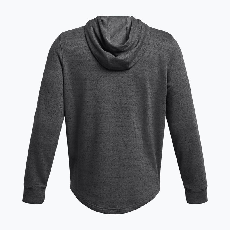 Bluză pentru bărbați Under Armour Rival Terry Graphic Hood castlerock/black 4