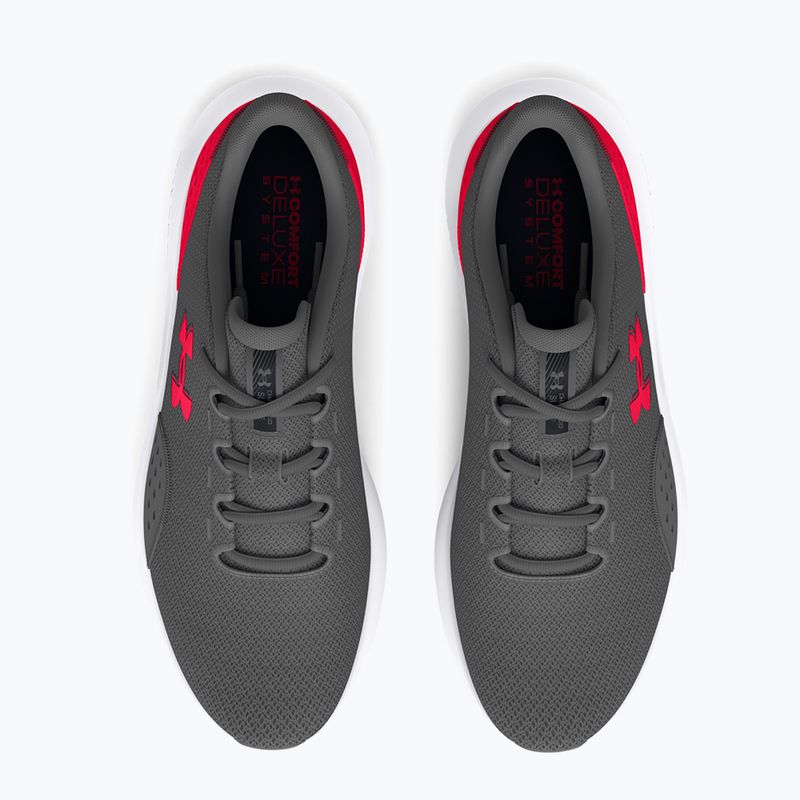 Încălțăminte de alergare pentru bărbați Under Armour Charged Surge 4 castlerock/red/red 5