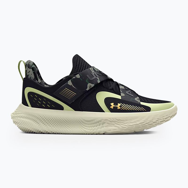 Încălțăminte de baschet Under Armour Flow Futr X 4 Camo black/retro green/metallic gold