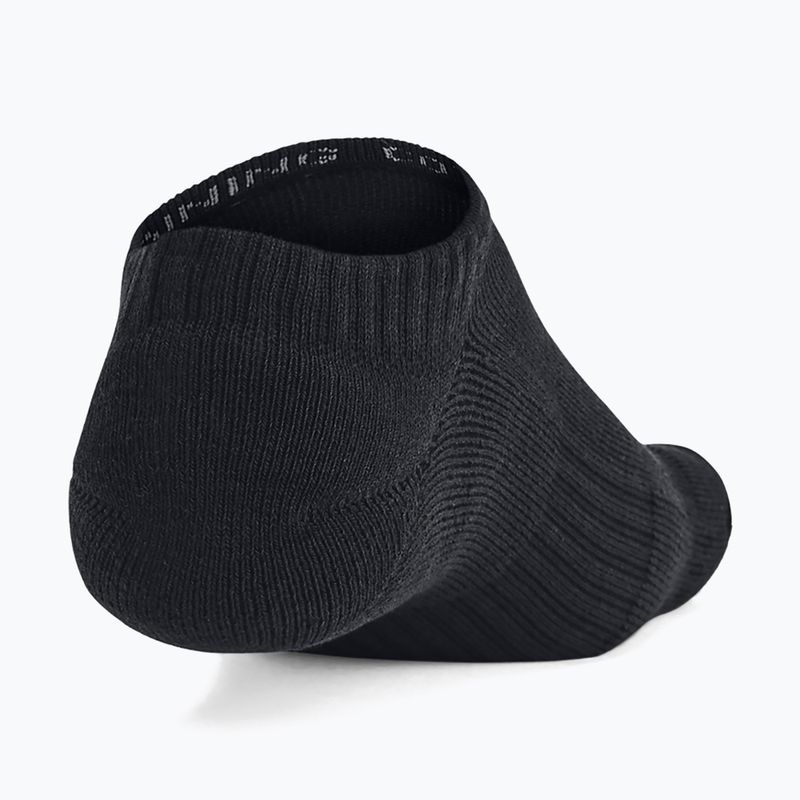 Șosete Under Armour Training Cotton No Show 3 pary black/black/white 8
