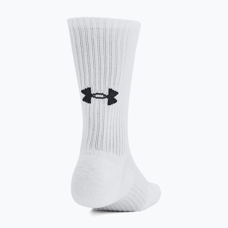 Șosete Under Armour Training Cotton Crew 3 pary white/white/black 4