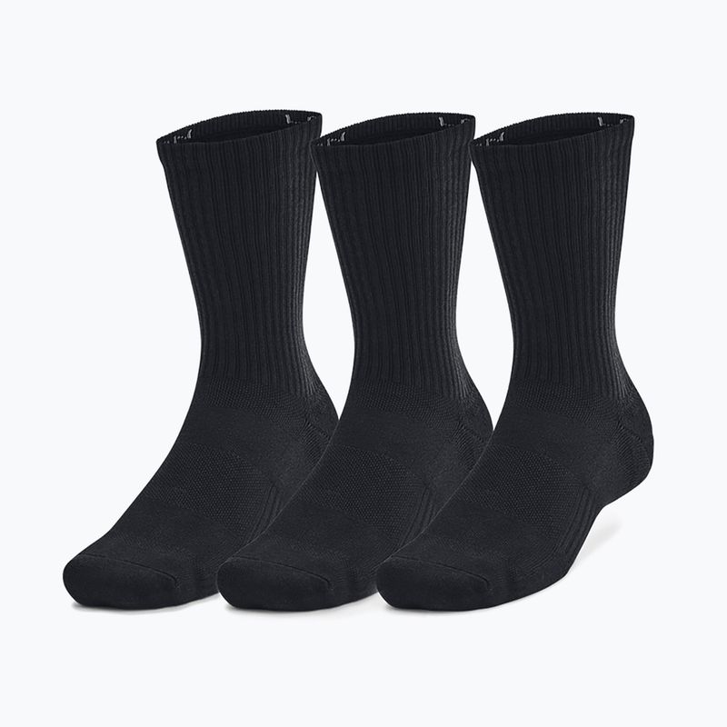 Șosete Under Armour Training Cotton Crew 3 pary black/black/white