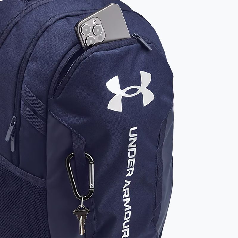 Rucsac Under Armour Hustle 6.0 29 l midnight navy/midnight navy/metallic silver 3