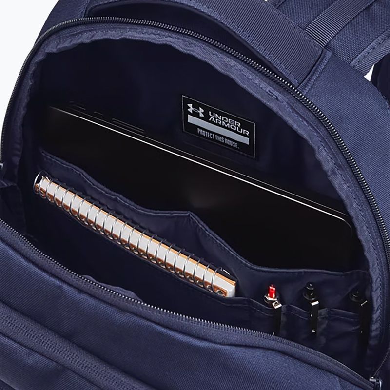 Rucsac Under Armour Hustle 6.0 29 l midnight navy/midnight navy/metallic silver 4