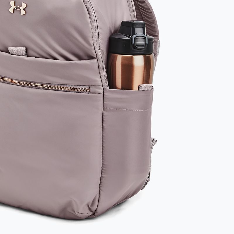 Rucsac pentru femei Under Armour Studio Campus BP tetra grey / tetra grey / metallic rose gold 5