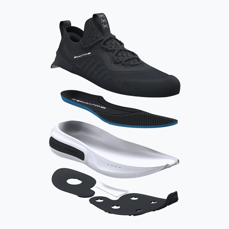 Încălțăminte damă Under Armour Phantom 4 negru/antracit/alb 8