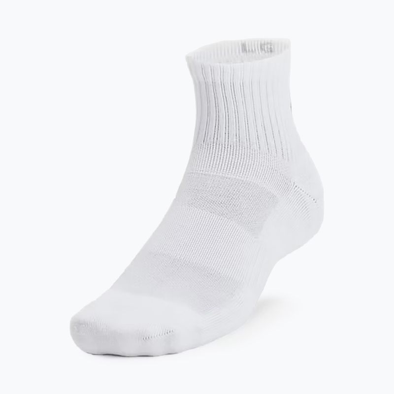Șosete Under Armour Training Cotton Quarter 3 perechi white/white/black 5