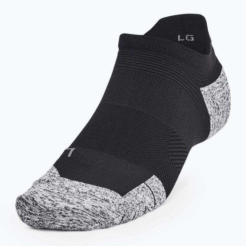 Șosete de alergare Under Armour Dry Run Cushion No Show 3 perechi black/pitch gray/reflective 2