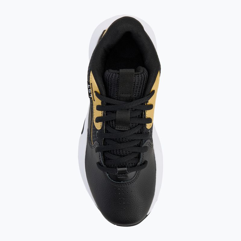 Încălțăminte de baschet pentru copii Under Armour GS Lockdown 7 black/black/metallic gold 5