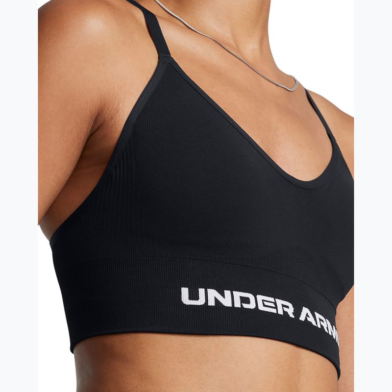 Sutien de antrenament  Under Armour Vanish Seamless Low black / white 3