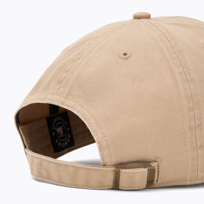 Șapcă 47 Brand MLB New York Yankees CLEAN UP W/No Loop Label khaki 4
