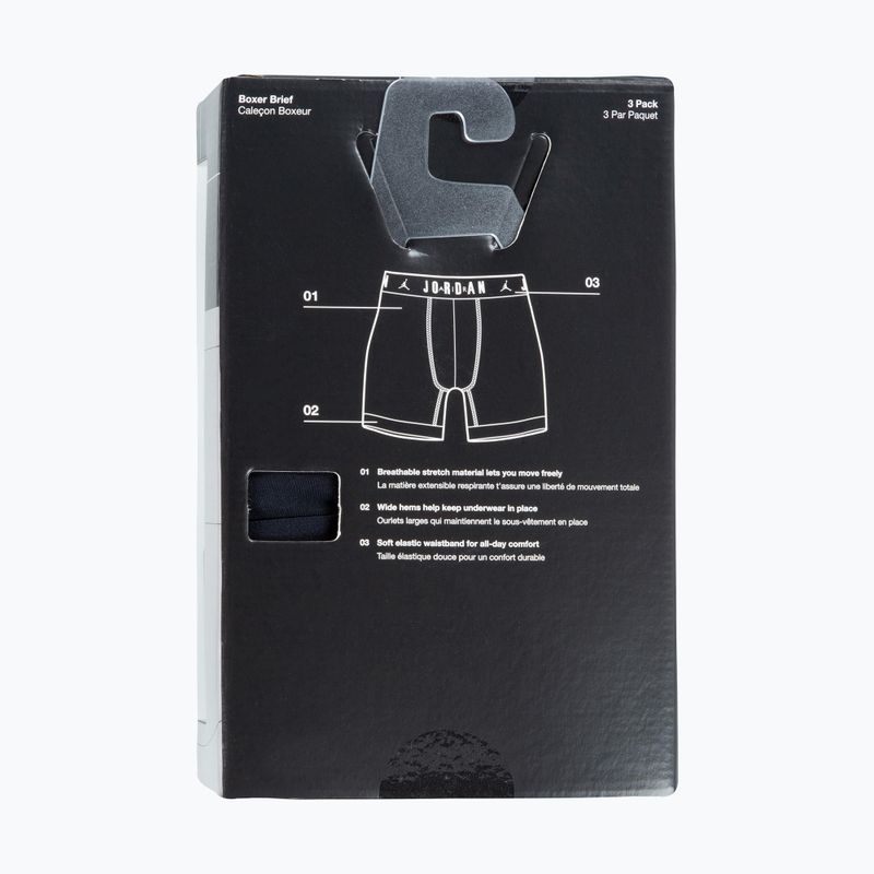 Boxeri pentru bărbați  Jordan JHM Flight Cotton Core 3 pairs black 6