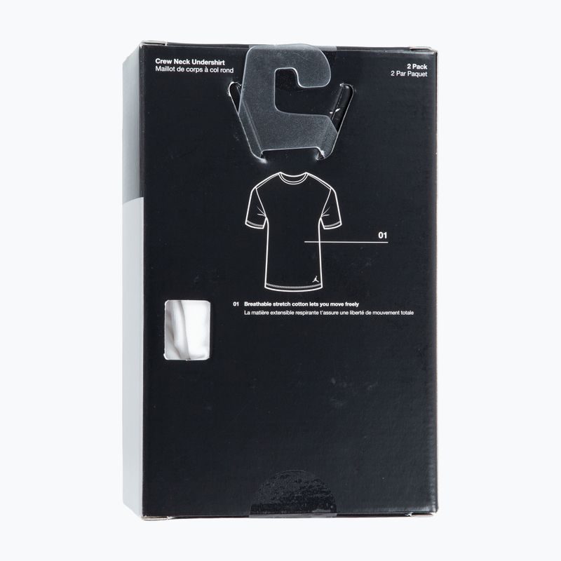 Tricou pentru bărbați Jordan JHM Flight Base Tee 2 pcs black/white 6