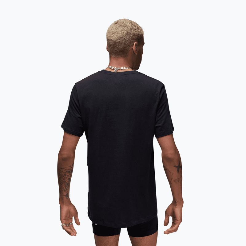 Tricou pentru bărbați Jordan JHM Flight Base Tee 2 pcs black/white 9