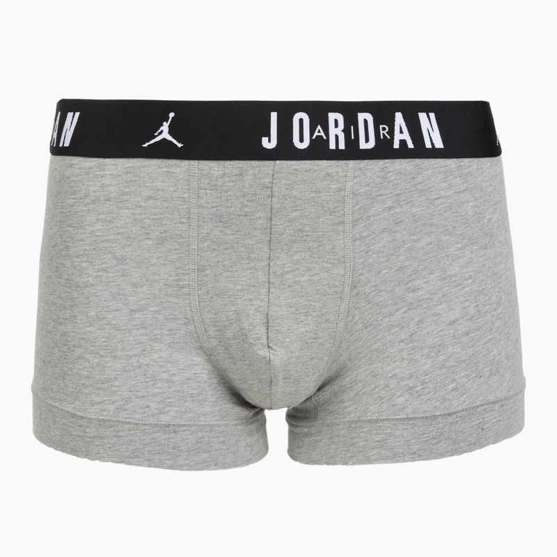 Boxeri pentru bărbați Nike Jrdan JHM Flight Cotton Trunk 3 perechi gym red/black 2
