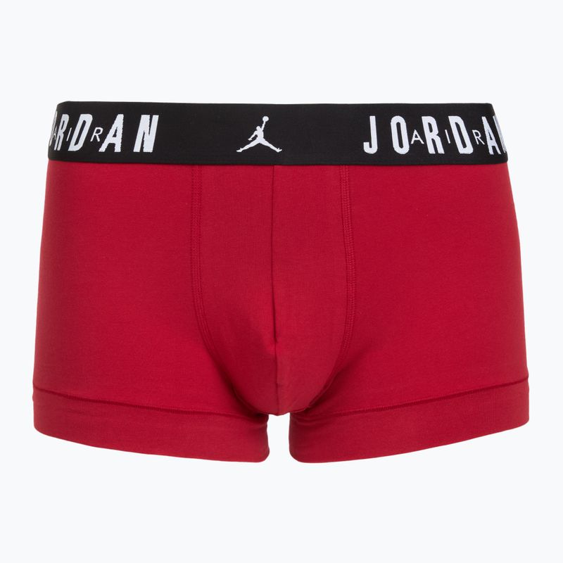 Boxeri pentru bărbați Nike Jrdan JHM Flight Cotton Trunk 3 perechi gym red/black 6