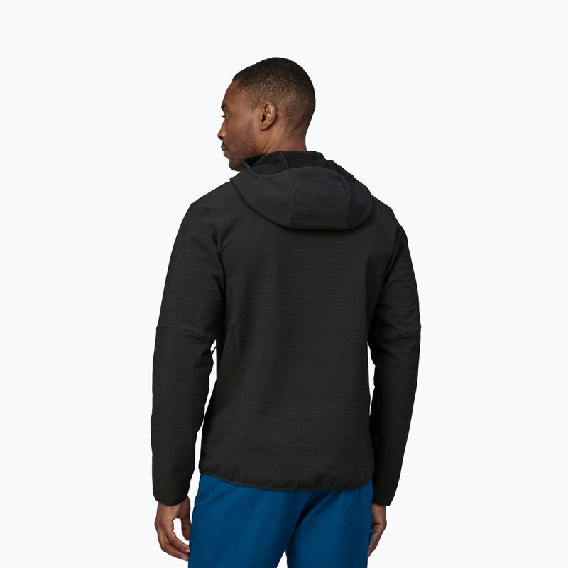 Geacă softshell pentru bărbați Patagonia R2 TechFace Hoody black 3
