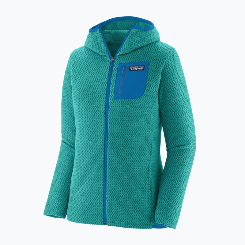 Hanorac de trekking penru femei Patagonia R1 Air Full-Zip subtidal blue 3