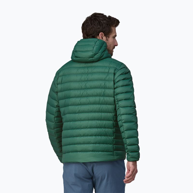 Jachetă pentru bărbați Patagonia Down Sweater Hoody conifer green 2