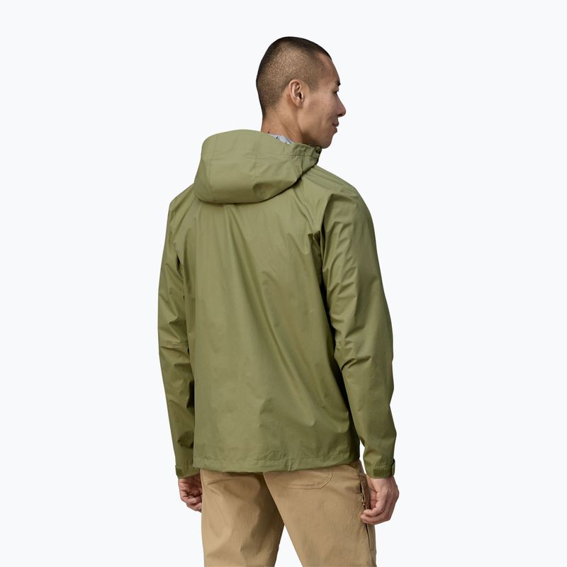 Jachetă de ploaie Patagonia Torrentshell 3L Rain pentru bărbați, de culoare verde buckhorn 2