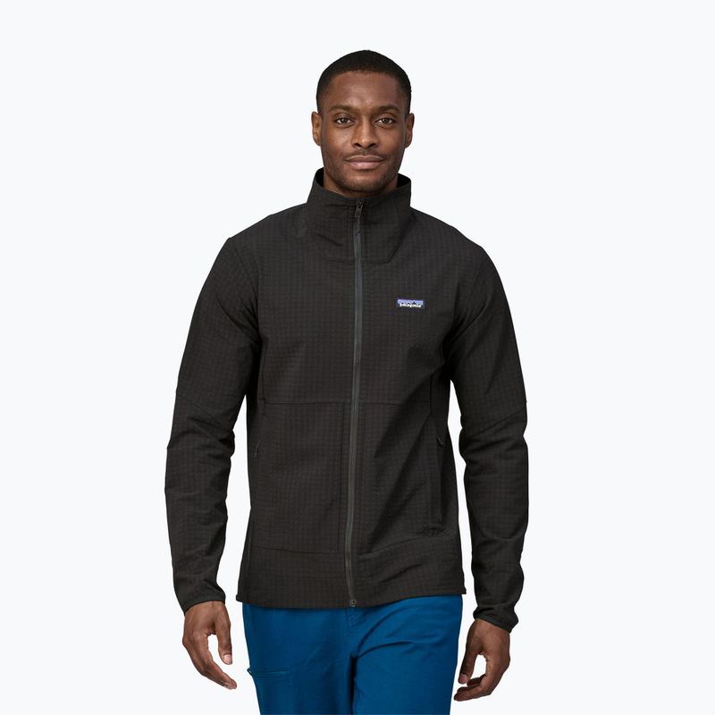 Hanorac pentru bărbați Patagonia M's R1 TechFace Jkt black