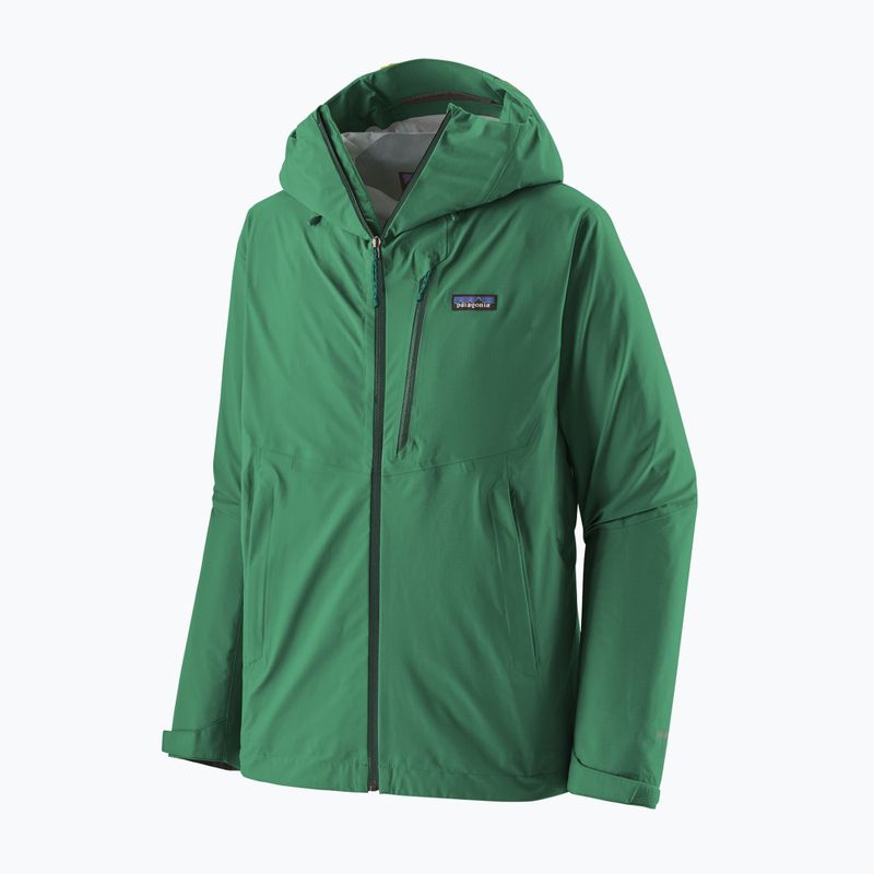 Geacă de ploaie pentru bărbați Patagonia Granite Crest Rain gather green 3