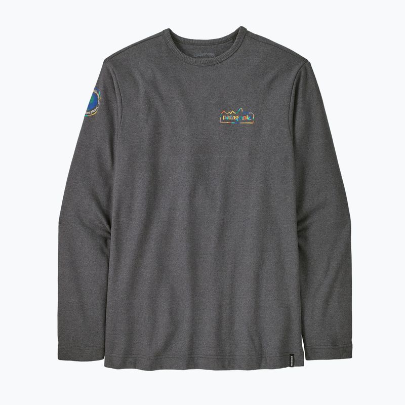 Bluză pentru bărbați Patagonia Lightweight Unity Fitz Wildrise Crew ink black 3
