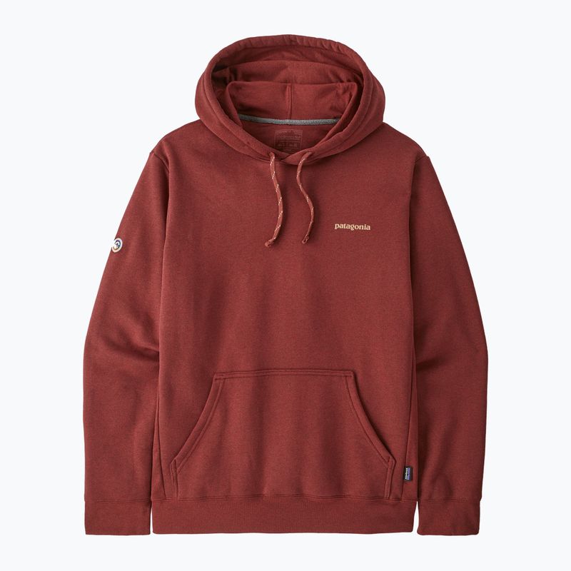 Patagonia Fitz Roy Icon Uprisal Hoody mangrove roșu 3