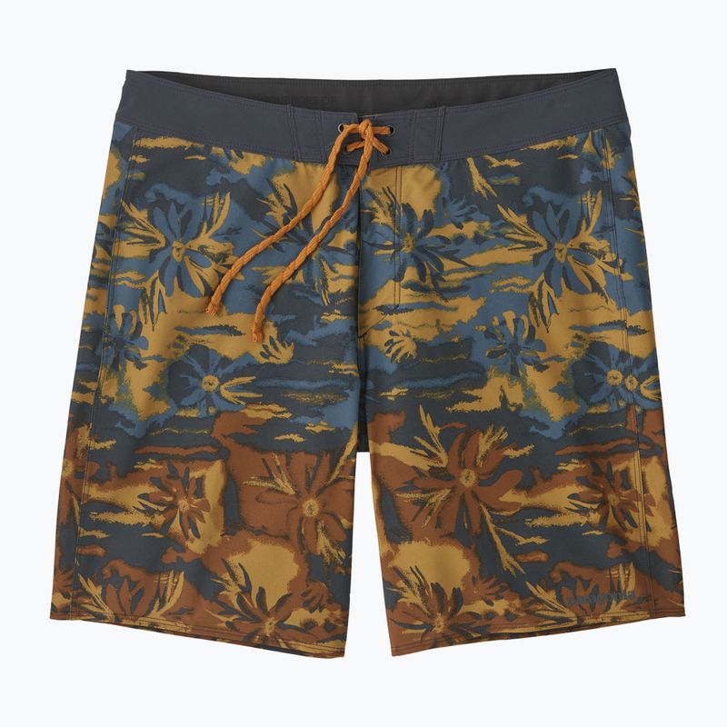 Pantaloni bărbătești Patagonia Hydropeak Boardshorts pentru bărbați Cliffs and coves/pufferfish gold
