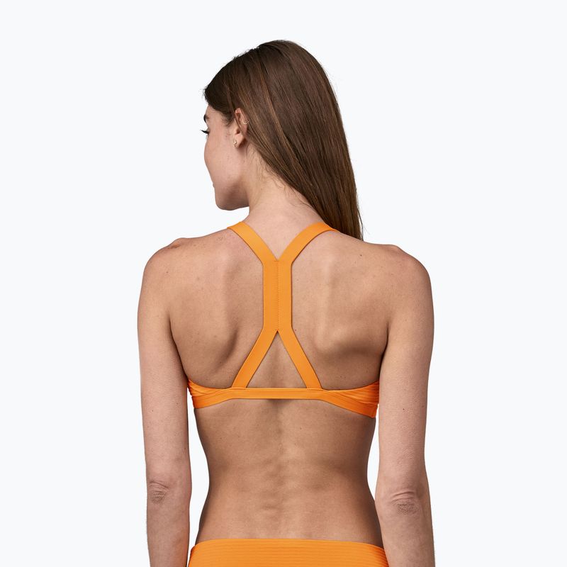Partea de sus a costumului de baie Patagonia Bottom Turn Top ripple / kishu orange 3