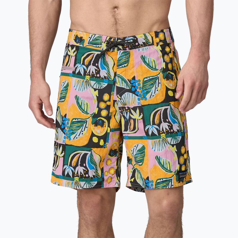 Pantaloni bărbătești Patagonia Wavefarer Boardshorts Island seeds/milkweed mauve pentru bărbați