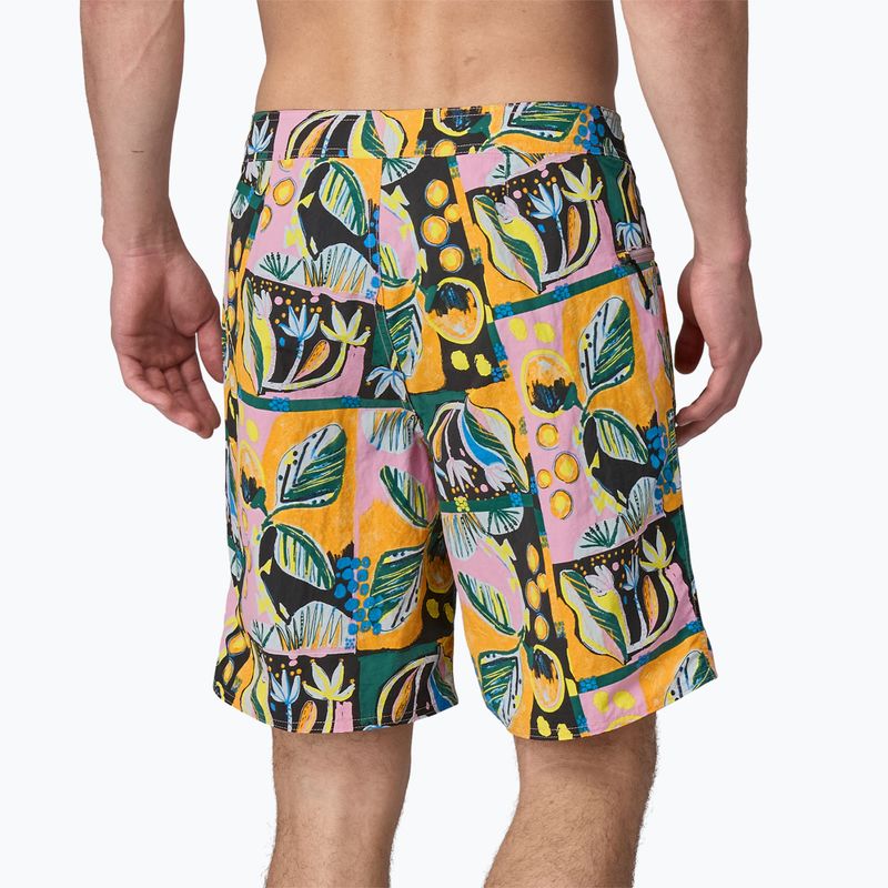 Pantaloni bărbătești Patagonia Wavefarer Boardshorts Island seeds/milkweed mauve pentru bărbați 2