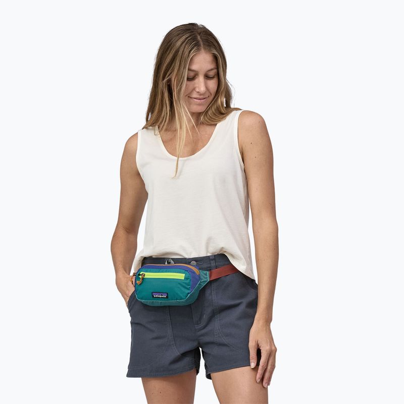 Borsetă Patagonia Ultralight Black Hole Mini Hip Pack 1 l patchwork/subtidal blue 3