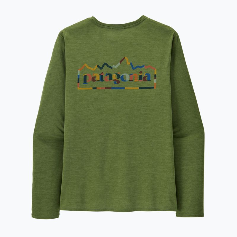 Longsleeve pentru bărbați Patagonia Cap Cool Daily Graphic Shirt unity fitz/terrain green x-dye