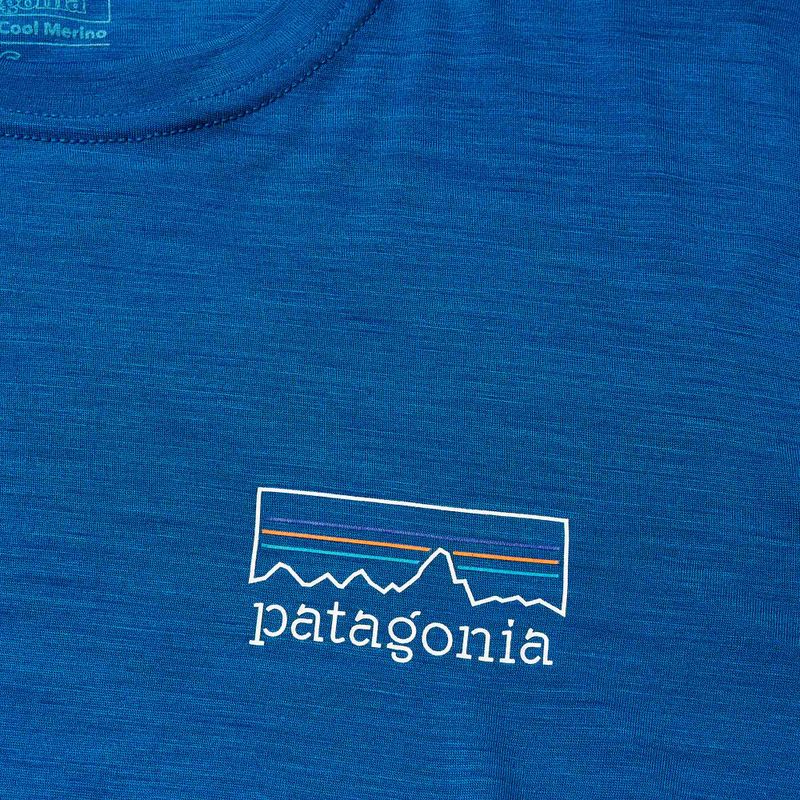 Longsleeve pentru femei Patagonia Cap Cool Merino Blend Graphic fitz roy strata/endless blue 5