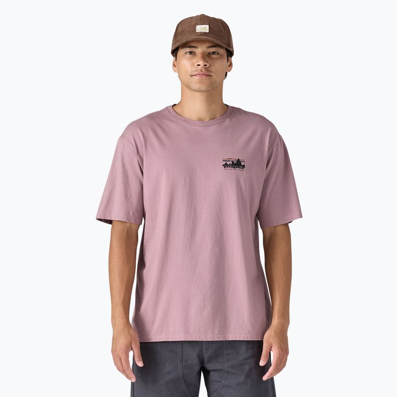 Tricou pentru bărbați  Patagonia '73 Skyline Organic stormy mauve