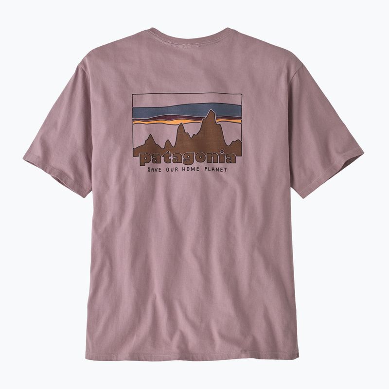 Tricou pentru bărbați  Patagonia '73 Skyline Organic stormy mauve