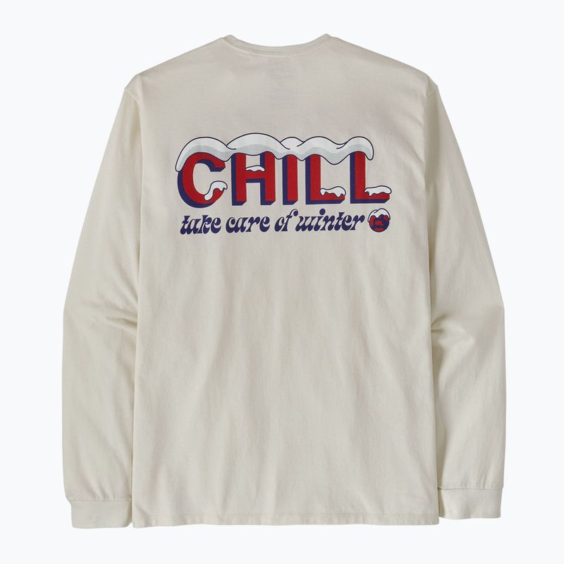 Longsleeve pentru bărbați Patagonia Chill Responsibili brich white 3