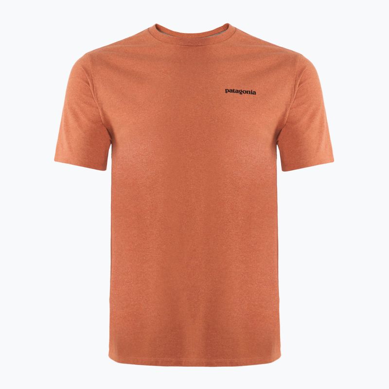 Tricou de trekking pentru bărbați Patagonia P-6 Logo Responsibili-Tee redtall rust