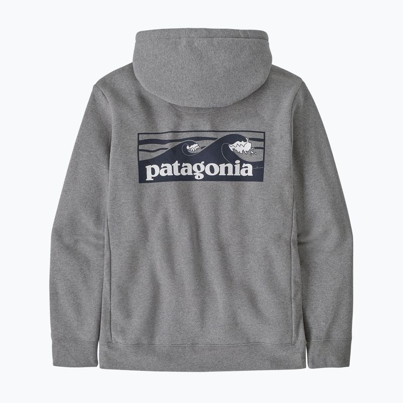 Hanorac Patagonia Boardshort Logo Uprisal Hoody gravel heather 2