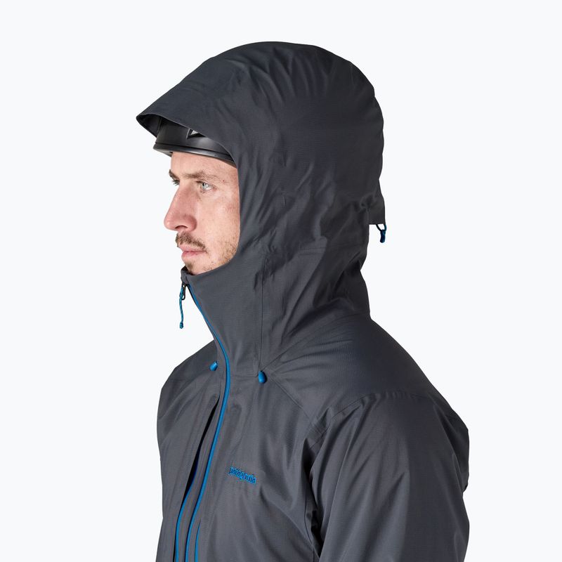 Geacă de ploaie pentru bărbați Patagonia M10 Storm smolder blue 4