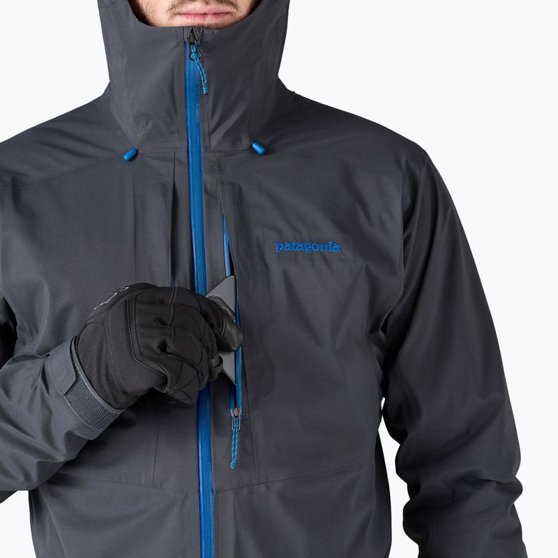 Geacă de ploaie pentru bărbați Patagonia M10 Storm smolder blue 5