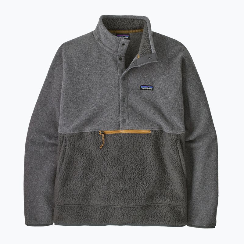 Bluză de trekking pentru bărbați Patagonia Retro Pile 1/2 Snap P/O forge grey