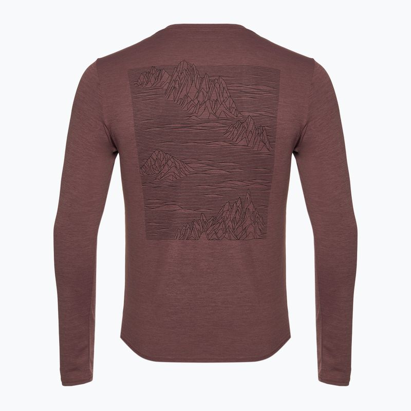 Longsleeve pentru bărbați Patagonia Cap Cool Daily Graphic Shirt strataspire/dulse mauve x-dye 2