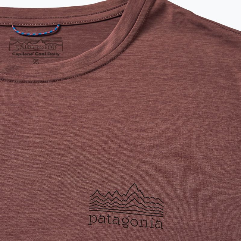 Longsleeve pentru bărbați Patagonia Cap Cool Daily Graphic Shirt strataspire/dulse mauve x-dye 3