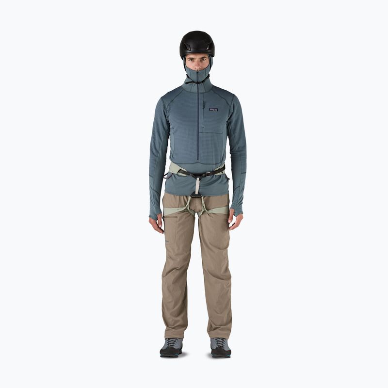Geacă softshell pentru bărbați Patagonia R1 Hybrid Pullover Hoody utility blue 2
