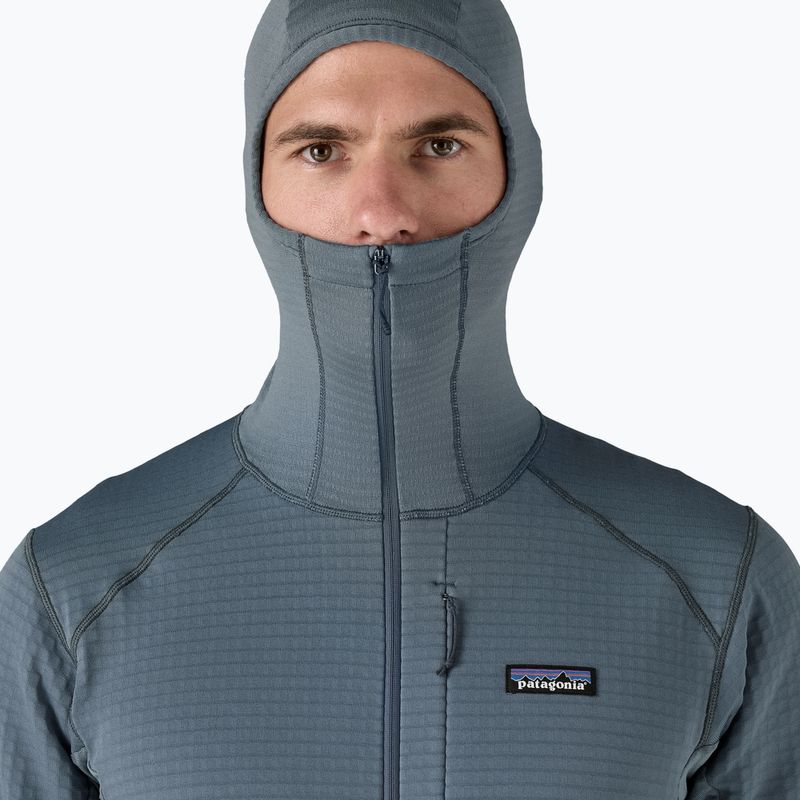 Geacă softshell pentru bărbați Patagonia R1 Hybrid Pullover Hoody utility blue 5