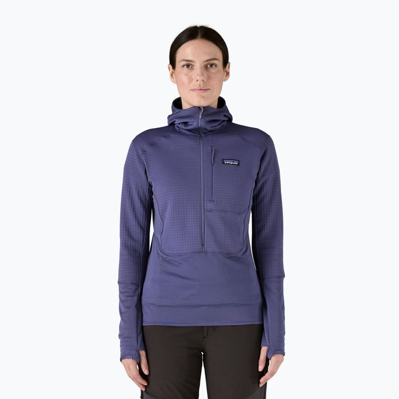 Geacă softshell pentru femei Patagonia R1 Hybrid Pullover Hoody solstice purple